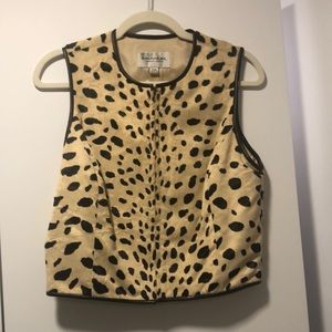 Emanuel Ungaro faux fur animal vest
